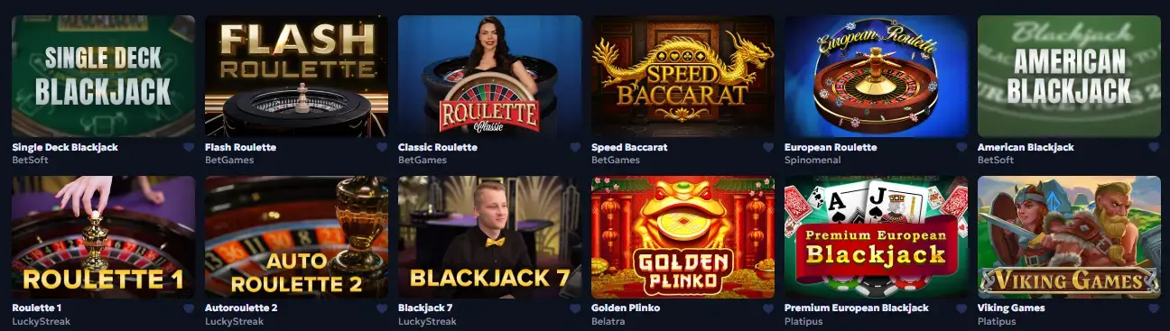 Casperbets live casino